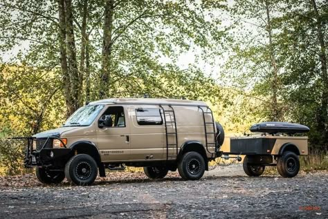 Lifted Van, 4x4 Camper Van, T1 Bus, Camper Van Ideas, Off Road Camping, Adventure Van, Bug Out Vehicle, 4x4 Van, Van Life Diy