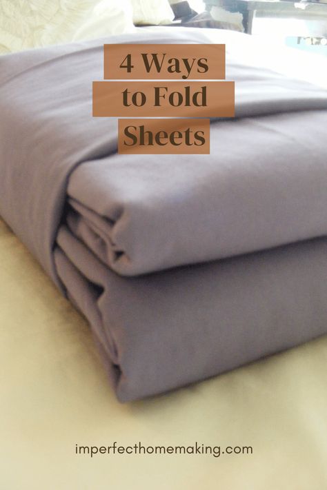 Sheet-Folding Mastery: Learn 4 Ways to Perfectly Fold Your Bedsheets How To Fold Sheets, Fold Sheets, Sheet Folding, Folding Fitted Sheets, Twin Xl Sheets, Organizing Linens, Clean Bed, King Size Sheets, Linen Closet Organization