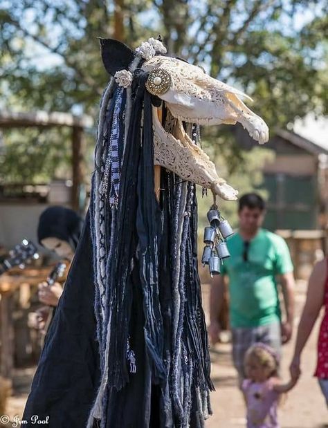 The OC Mari Lwyd Photo by Jim Pool Mari Lwyd Art, Mary Lwyd, Folk Mask, Dover Demon, Welsh Mythology, Mari Lwyd, Yule Goat, Pagan Yule, Nostalgia Aesthetic