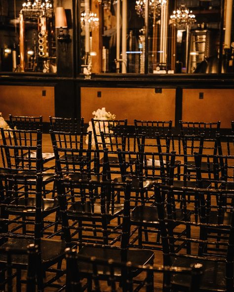 🥂Celebrating 💕love💕 in the unique setting of @lbdistillers🥂 The dim lighting created stunning shadows on the tables. The elegant black chiavari chairs looked amazing lining the rows for the wedding ceremony. The flickering open flame topping the classy brass candle holder centrepieces on the table created the most magical feel. This wedding was pure sophistication and perfection💕 Venue: @lbdistillers Coordinator: @infinityevents.decor Events Rentals: @infinityevents.decor and the couple F... Black Chiavari Chairs, Brass Candle Holder, Candleholder Centerpieces, Chiavari Chairs, Brass Candle Holders, Brass Candle, Dim Lighting, Event Rental, Candle Holder