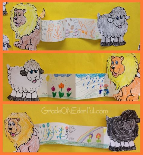 Lion Lamb March FREEBIES In Like A Lion Out Like A Lamb, In Like A Lion Out Like A Lamb Crafts, Lamb Crafts, Springtime Activities, Lamb Craft, March Lessons, March Art, March Ideas, March Holidays