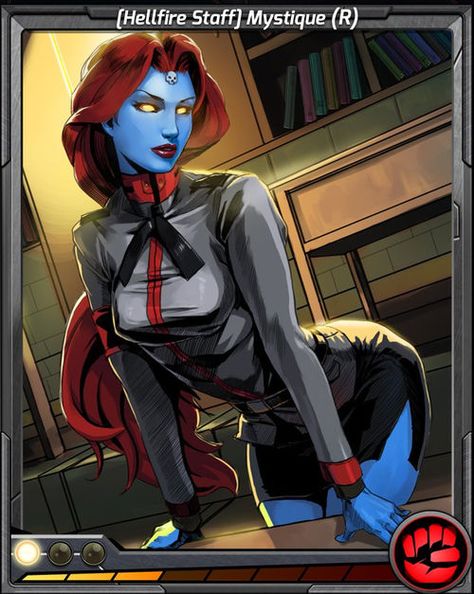 Mystique (Raven Darkholme) Raven Darkholme, Mystique Comic, Mystique Art, Comic Book Heroines, Xmen Comics, Emma Frost, Marvel And Dc Characters, Marvel Villains, X Man