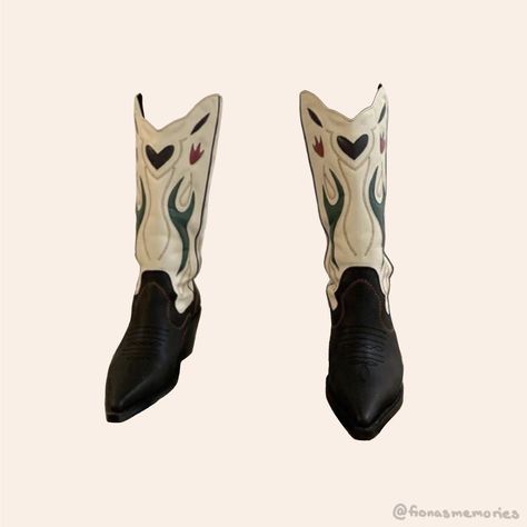 Cowboy Boots Aesthetic, Boots Aesthetic, Clothing Png, Aesthetic Png, Leather Cowboy Boots, Cowboy Boots, Cowboy, Fashion Outfits, Boots