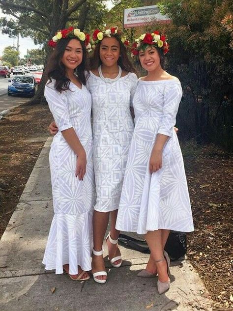 Islander Dresses Design, Samoan Dress Patterns, Samoan Puletasi Design Style, Samoan Dress Design, Pacific Island Dress Patterns, Samoan Dresses, Samoan Wedding, Samoan Puletasi, Samoan Clothing