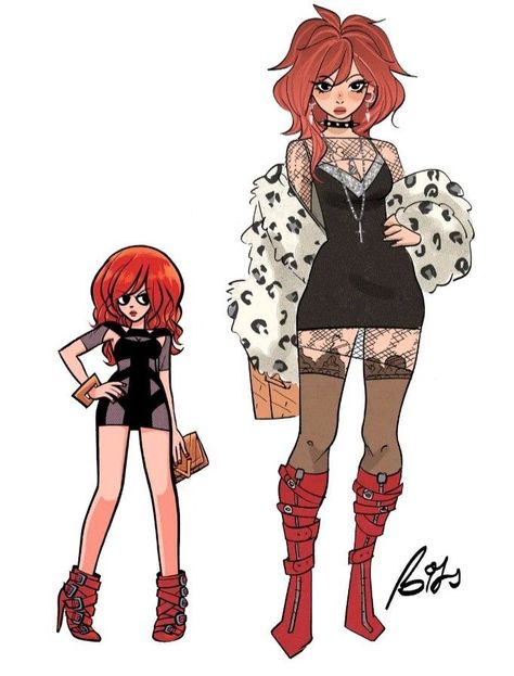 Envy Addams, Costume Design Concept Art, Bryan Lee O Malley, Scott Pilgrim Vs The World, Scott Pilgrim Comic, Anime Inspiration, Bryan Lee, Ramona Flowers, Scott Pilgrim Vs. The World