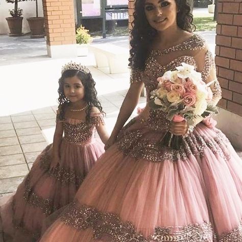 Quince Mini Me, Mini Quinceanera Dress, Mini Quinceanera, Quinceanera Hairstyles, Quince Dress, Quinceanera Dress, Quinceanera Dresses, Mini Me