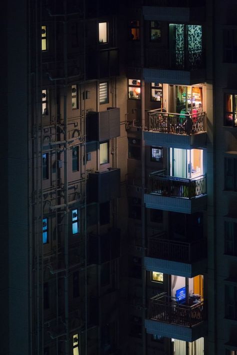 Hong Kong Aesthetic, Night Window, Futuristic Aesthetic, Bg Design, Stories To Tell, Cinematic Photography, Through The Window, An Apartment, Night City