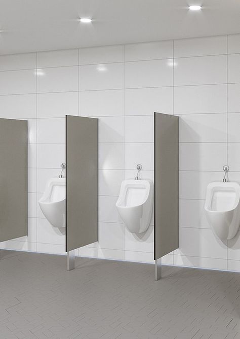 Urinal Partition, Outdoor Restrooms, Urinal Design, Public Restroom Design, Cubicle Design, Toilet Cubicle, Meeting Hall, Public Bathroom, Divider Ideas