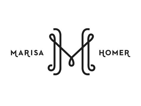 MH by Marisa Homer Wordmark Logo Typography, Toro Logo, Minimal Logo Branding, Logo Inspiration Vintage, Small Business Logo Design, Hand Drawn Logo Design, Initials Logo Design, Logo Design Inspiration Branding, Mode Crochet