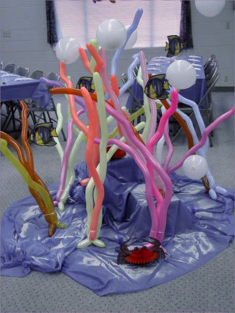 under the sea decorations | under the sea) reef decor | VBS Decorations Deep Sea Discovery Vbs, Ocean Commotion Vbs, Submerged Vbs, Ocean Vbs, Weird Animals Vbs, Lifeway Vbs, Under The Sea Decorations, Sea Party Ideas, Vbs Themes