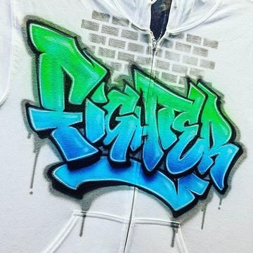 Air Brush Lettering, Airbrushed Shirts, Rip Shirts, Spray Paint Shirt, Airbrush Shirts, Graffiti Images, Graffiti Art Letters, Airbrush T Shirts, Graffiti Letters