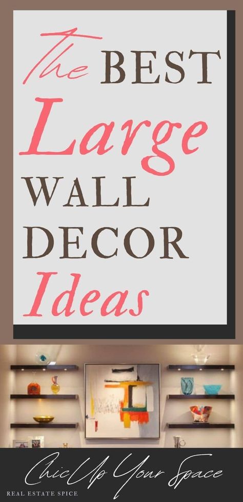 Large Wall Clock Decor Ideas, Large Wall Decor Ideas, Tall Wall Decor, Wall Clock Decor Ideas, Large Wall Clock Decor, Diy Large Wall Art, Large Wall Decor Living Room, Large Scale Wall Art, Large Wall Art Living Room