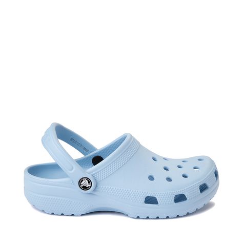 Crocs Classic Clog - Blue Calcite | Journeys Light Blue Crocs, Crocs Footwear, Crocs With Charms, Crocs Store, Blue Crocs, Trendy Shoes Sneakers, Crocs Classic Clogs, Blue Calcite, Shoe Inspo