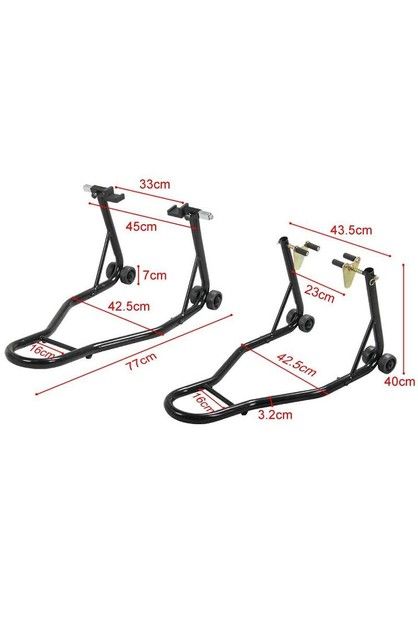 Sport Bike Motorcycle Wheel Stands Fork Universal Swingarm Spool Paddock Lift Combo Set for Motorbike Maintenance Fits Honda Yamaha Suzuki BMW, Black (U-shaped) Features: -Versatile Use - motorcycle combo wheel swingarm makes it easy for users to clean, repair, maintain and lift their bikes. Due to it supports the motorbike vertically upright underneath its suspension, it plays a unique role in removing and installing motorcycle wheels, which making your maintenance process relaxing and easy. -E Motorbike Maintenance, Motorbike Stand, Motorcycle Lift, Bmw Black, Sport Bike, Motorcycle Wheels, Used Motorcycles, Table Leg, Sports Bikes Motorcycles