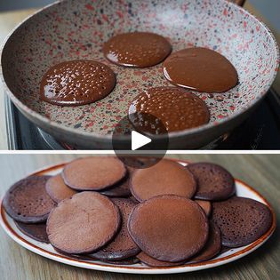 10 Min. Easy Mini Chocolate Pancake Recipe | Pancake Recipe | Simple & Quick Chocolate Pancake | pancake, recipe | 10 Min Easy Mini Chocolate Pancake Recipe | Pancake Recipe | Simple & Yummy Chocolate Pancake | By ToastedFacebook Chocolate Pancake Recipe, Cacao Powder Recipe, Pancakes Chocolate, Chocolate Pancake, Chocolate Pancakes, Mini Pancakes, Recipe Simple, Cacao Powder, Pancake Recipe