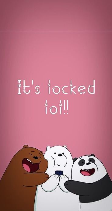 Its Locked Lol Wallpaper, It’s Locked Wallpaper, Don't Touch My Phone Wallpapers, Don't Touch My Phone Wallpapers Cute, Its Locked, Don't Touch My Phone, Panda Cartoon, Cracked Wallpaper, Funny Lockscreen