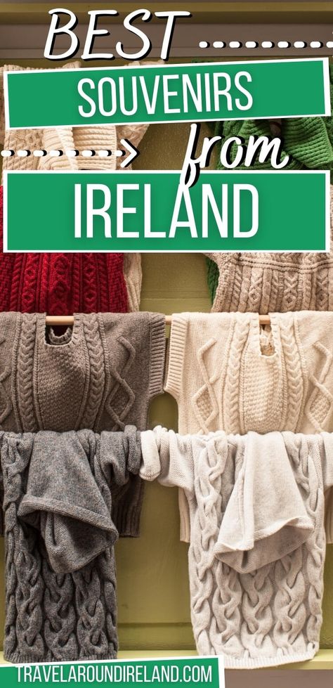 Wondering what to buy in Ireland? Discover the best souvenirs from Ireland right here that you must add to your wish list for your next trip to Ireland. From wool to whiskey to crystal, this Ireland souvenir guide has you covered! #travelaroundireland | best Irish souvenirs | best souvenirs from Ireland | shopping in Ireland | Ireland shopping guide | best Irish gifts | best gifts from Ireland | what to bring home from Ireland | unique Irish souvenirs | unique Ireland gifts Best Things To Buy In Ireland, Things To Buy In Ireland, What To Buy In Ireland, Irish Souvenirs, Irish Aesthetic, Ireland Souvenirs, Killarney Ireland, Belfast Ireland, Best Souvenirs