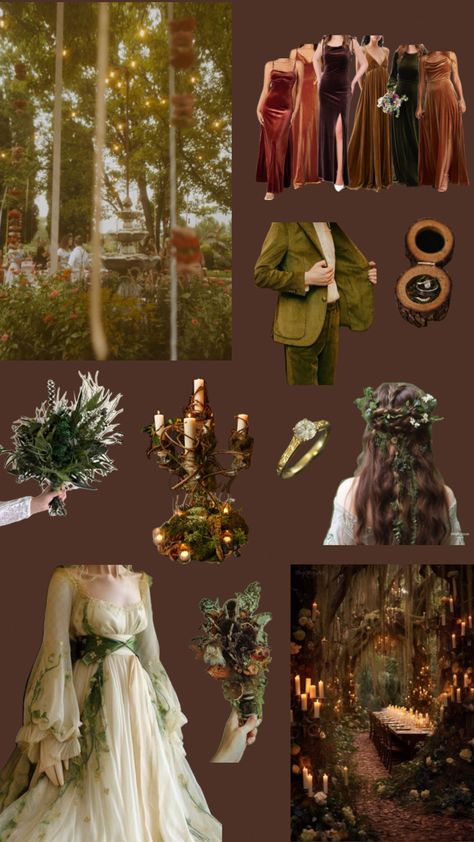 My dream wedding Medieval Wedding Theme, Faerie Wedding, Enchanted Forest Wedding Theme, Elvish Wedding, Lotr Wedding, Cottagecore Wedding, My Dream Wedding, Forest Theme Wedding, Pagan Wedding