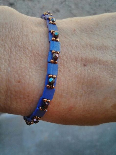 Beautiful Beaded Jewelry, Tila Beads, Duo Beads, Bracelets Beaded, Miyuki Bracelet, Beads Pictures, Diy Bracelets Patterns, Swarovski Crystal Bracelet, Beaded Bracelet Patterns