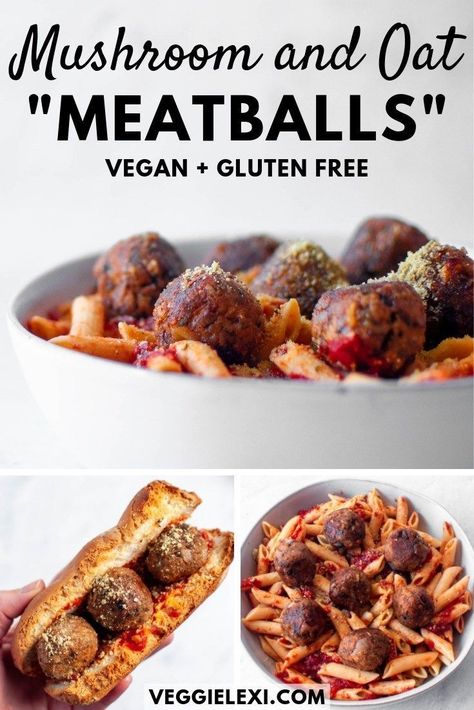 Meatballs With Mushrooms, Meatballs Recipe Easy, Vegan Meatballs Recipe, Gluten Free Meatballs, Halloween Food Appetizers, Vegan Meatballs, Vegan Recipes Beginner, Christmas Recipes Appetizers, Meatballs Recipe