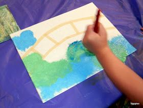 Tippytoe Crafts: Monet's Water Lilies Painting Famous Artists, Water Lily Monet, Pond Paintings, Painting On Glass Windows, Appropriation Art, May Crafts, Painting Famous, Pond Painting, Monet Water Lilies