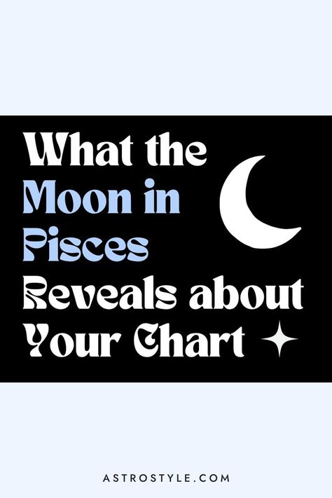 All about the moon in Pisces or the 12th house. Dive into the depths! A moon in Pisces or the 12th house means you are sensitive and empathetic. This dreamy lunar placement makes you quite magnetic. Pisces Moon Sign, Moon In Pisces, Pisces Moon, Herbal Magic, Moon Signs, Personality Traits, Thing 1 Thing 2, The Dreamers, The Moon