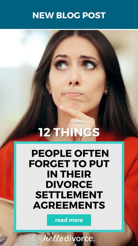 Everyone remembers the kids, house, and major financial accounts. Here are some of the things divorcing couples often forget that are also important. Divorce Settlement Agreement, Preparing For Divorce, Coping With Divorce, Divorce Agreement, Heat Of The Moment, Divorce Settlement, Divorce Court, Divorce Mediation, Divorce Help