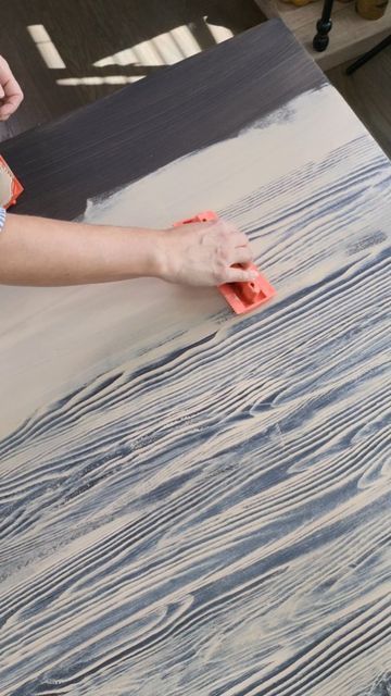 Paint Plastic To Look Like Wood, Retique It Liquid Wood Countertops, Liquid Wood Projects, Retique It Projects Before And After, Liquid Wood Paint, Faux Wood Grain Painting Diy, Fake Wood Paint Effect, Retique It Projects, Paint That Looks Like Wood