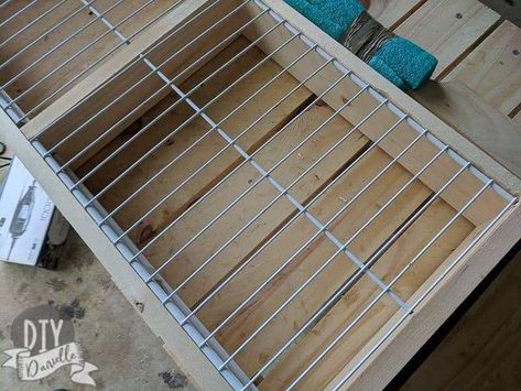 How to Make a Wall Mounted Dish Drying Rack - DIY Danielle Dish Rack Ideas, Wall Mounted Dish Rack, Kitchen Sink Inspiration, Sink Inspiration, Kitchen Space Savers, Wall Mounted Drying Rack, Sink Drying Rack, Kitchen Wrap, Diy Dish