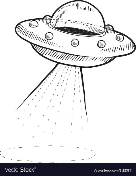 How To Draw Spaceship, Spaceships Drawing, Alien Spaceship Drawing, Rocketship Drawing, Spaceship Doodle, Space Ships Drawing, Ufo Doodle, Spaceship Painting, Ufo Drawing