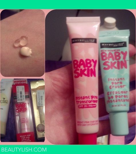 Maybelline Baby Skin Instant Pink Transformer | Jaime T.'s Photo | Beautylish Skincare Basic, Baby Skin Primer, Maybelline Baby Skin, Pore Eraser, Beauty Recipes Hair, Grey Makeup, Skin Face Mask, Skin Advice, Simple Makeup Tips