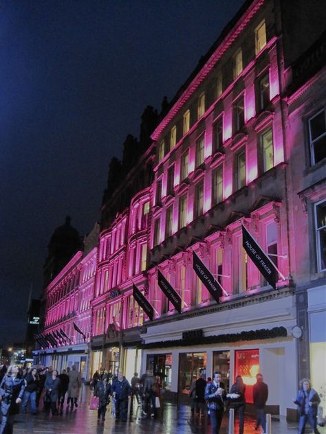 Fraser's, Buchanan Street, Glasgow Commonwealth Games, Glasgow Scotland, House Of Fraser, Glasgow, Edinburgh, Europe Travel, Scotland, Places To Visit, Favorite Places