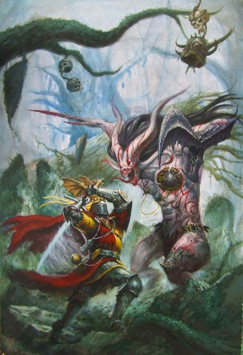 ArtStation - The Grail Quest, Tze Kun Chin Grail Knight, Fantasy Battle, Warhammer Art, Warhammer 40k Artwork, Knight Art, Fantasy Races, Fantasy Monster, Art Fantasy, Warhammer Fantasy