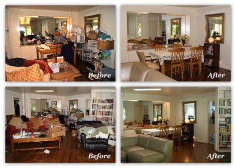 orgjunkie.com House Before And After, Home Staging Tips, Sell Your House Fast, Home Selling Tips, After Pictures, Moving Tips, Selling Your House, Before And After Pictures, Home Hacks