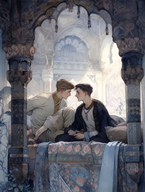 Gay Fantasy Art, Mlm Art, Dark Rise, Ancient Greek Sculpture, Character Inspiration Male, Gay Romance, Lgbt Art, Queer Art, Gay Art