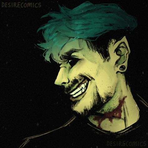 Jacksepticeye Drawings, Jacksepticeye Gif, Tyler Scheid, Antisepticeye Fanart, Jacksepticeye Fan Art, Jacksepticeye Memes, Septic Eye, Darkiplier And Antisepticeye, Jack And Mark