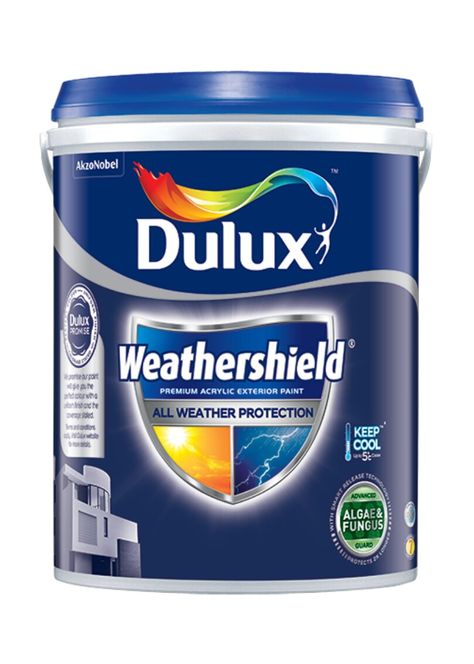 Dulux Weathershield is a high-quality, acrylic-based emulsion paint. It is suitable for fresh or previously painted exterior masonry surfaces such as brickwork, plaster, cement, and rendering. Dulux Weathershield has exceptional durability and colour fastness. Exterior Wood Paint, Chic Shadow, Dulux Weathershield, Dulux Paint Colours, Best Exterior Paint, Paint Color Chart, Masonry Paint, Dulux Paint, Wood Paint