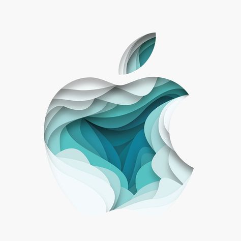 These artists reimagined the Apple logo for the new iPad Pro launch event - News - Digital Arts Cool Apple Logo, Apple Logo Design, Cutout Art, Tela Iphone, Ipad Pro Wallpaper, Iphone Logo, Apple Background, 4k Wallpaper Iphone, Apple Logo Wallpaper Iphone