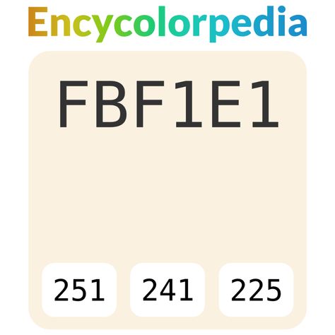 Behr Sweet Coconut Milk M230-1 / #fbf1e1 Hex Color Code Cloverdale Paint, Pittsburgh Paint, Blue Veil, Porter Paint, Crown Paints, Valspar Paint, Behr Paint Colors, Hex Color, Nippon Paint