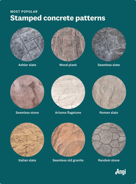 Stamped Concrete Bathroom Floor, Stamped Concrete Patio Cost, Concrete Imprint, Cement Stamps, Concrete Patterns, Stamped Concrete Patterns, Stamp Concrete, Concrete Stamp, Paving Pattern