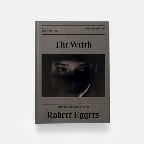 The Witch screenplay book, A24 - Fonts In Use Witch Writing, Robert Eggers, Alex Garland, Fred Armisen, David D, Witch Books, Short Fiction, The Witch, Inspirational Books