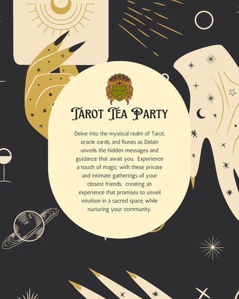 Planning a bachelorette party this summer? Want to do something unique? A Tarot Party might be fun 😉🥰🔮 Tarot Bachelorette Party, Tarot Card Party, Tarot Birthday, Tarot Party, Unique Bachelorette Party, Planning A Bachelorette Party, Instagram Planning, 26th Birthday, Ethereal Aesthetic