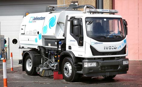 Road Sweeper Hire In Hull. An Iveco Chassis Johnston Road Sweeper Truck. Yorkshire City, Yard Cleaning, Brick Factory, Open Car, Road Sweeper, Charity Run, Car Parks, Waste Recycling, National Road