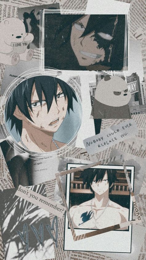 Gray Fullbuster Gray Aesthetic Wallpaper, Fairy Tail Logo, Fairy Tail Meme, Fairy Tail Gray, Fairy Tail Family, Natsu Fairy Tail, Anime For Life, Fairy Tail Pictures, Gray Fullbuster