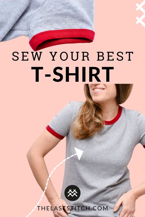 Sewing Tee Shirts, Sewing Knits, Sewing Tshirt, Shirt Patterns For Women, Shirt Patterns, Colorful Hairstyles, Shirt Sewing, Best T Shirt, Knit Fabrics