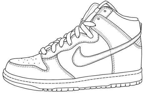 Nike Air Jordan Coloring Page Nike Drawing, Buty Jordan, Basketball Drawings, Sneakers Sketch, Shoe Template, Sneakers Drawing, Buty Marki Nike, Shoe Sketches, Nike Shoe