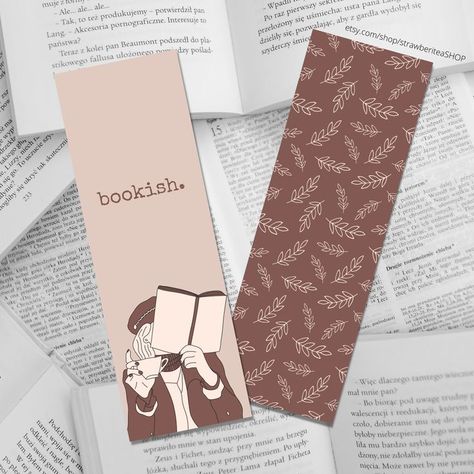 Minimal Bookmark, Minimal Pattern Design, Coffee Bookmark, Person Reading, Bookmark Crochet, Handmade Bookmarks Diy, Minimal Illustration, Vintage Bookmarks, Minimal Patterns