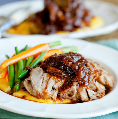 Pork scotch fillet pot-roast :: Fast Ed Fillet Steak Recipes, Pork Pot Roast, Fillet Recipes, Pork Pot, Spaghetti With Ground Beef, Pork Loin Roast Recipes, Fillet Steak, Pork Fillet, Slow Cooked Pork