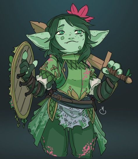 Goblin Dnd Character Design, Dnd Goblin Character Design, Goblin Character Art, Goblin Character Design, Goblin Dnd, Fantasy Genre, Goblin Art, Pathfinder Character, Better Late Than Never