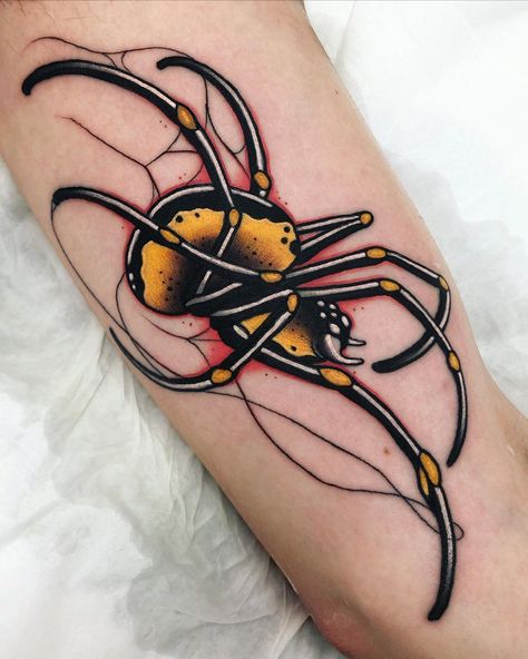 👽 C  A  N  T  I 👽 on Instagram: “🕷🕷🕷 Citas/bookings📩DM📩josepcantitattoo@gmail.com  __________________________  #spider #spidertattoo #skinartmag #tattoosnob #neotraditional…” Neo Traditional Art, Octopus Tattoo Design, Spider Tattoo, Octopus Tattoo, Tattoo Project, Angel Tattoo, Halloween Tattoos, American Traditional Tattoo, Neo Traditional